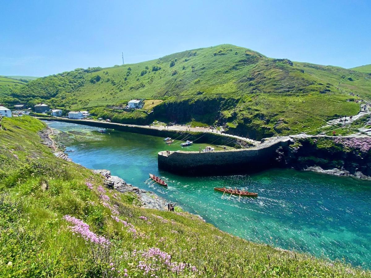 Polrunny Farm Seaberry Cottage With A Sea View And Log Burner Boscastle Buitenkant foto