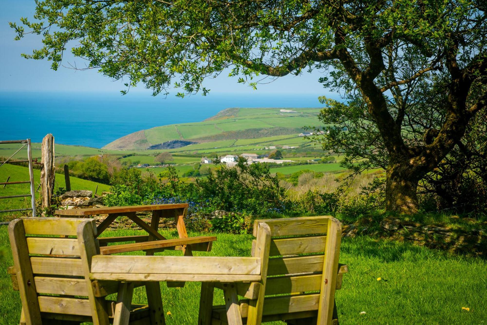 Polrunny Farm Seaberry Cottage With A Sea View And Log Burner Boscastle Buitenkant foto